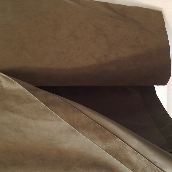 Carole Little Ultrasuede Maxi Pencil Skirt - Picture 5 of 6